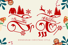 Samantha Christmas Monogram