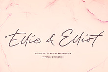 Ellie Script - handwriting style