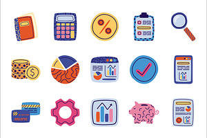 Accounting and Auditing Set, a Finance Illustration by studiogstock