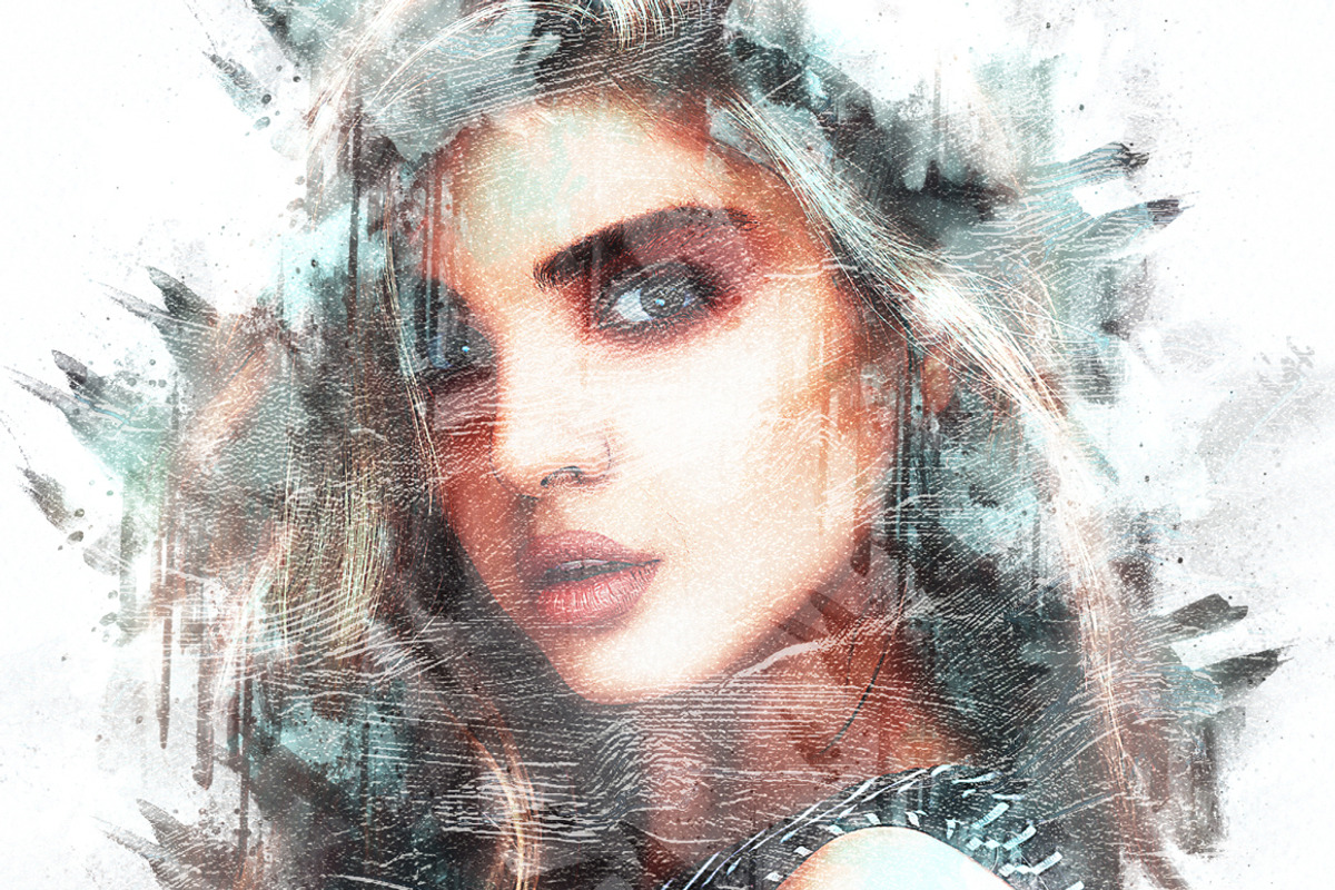 Paint Watercolor Photoshop Action, an Action Add-On by MRI STUDIO (Photo 2 of 8)