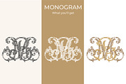 MB BM Wedding Monogram Logo, a Branding & Logo Template by LogoAV (Thumbnail 3 of 6)