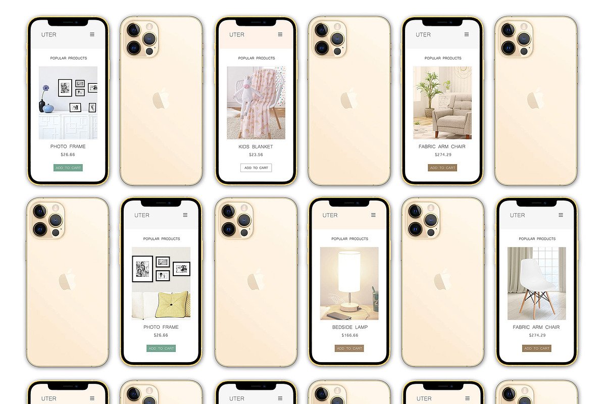 ALL 3D iPHONE MOCK-UP BUNDLE VOL-1, an iPhone Mockup by Graphicsworld125 (Photo 34 of 62)