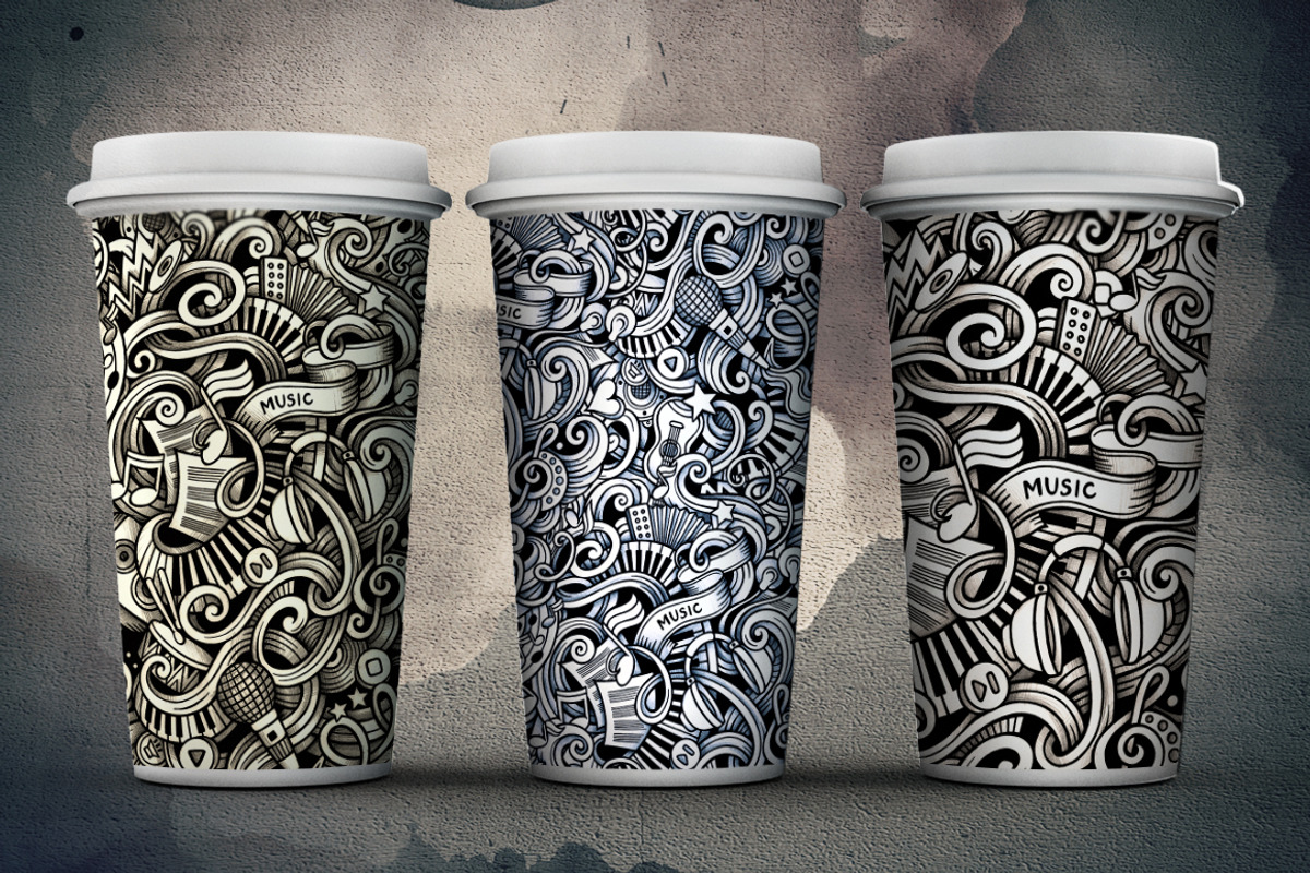 Music Graphics Patterns, a Pattern Graphic by BALABOLKA (Photo 7 of 7)