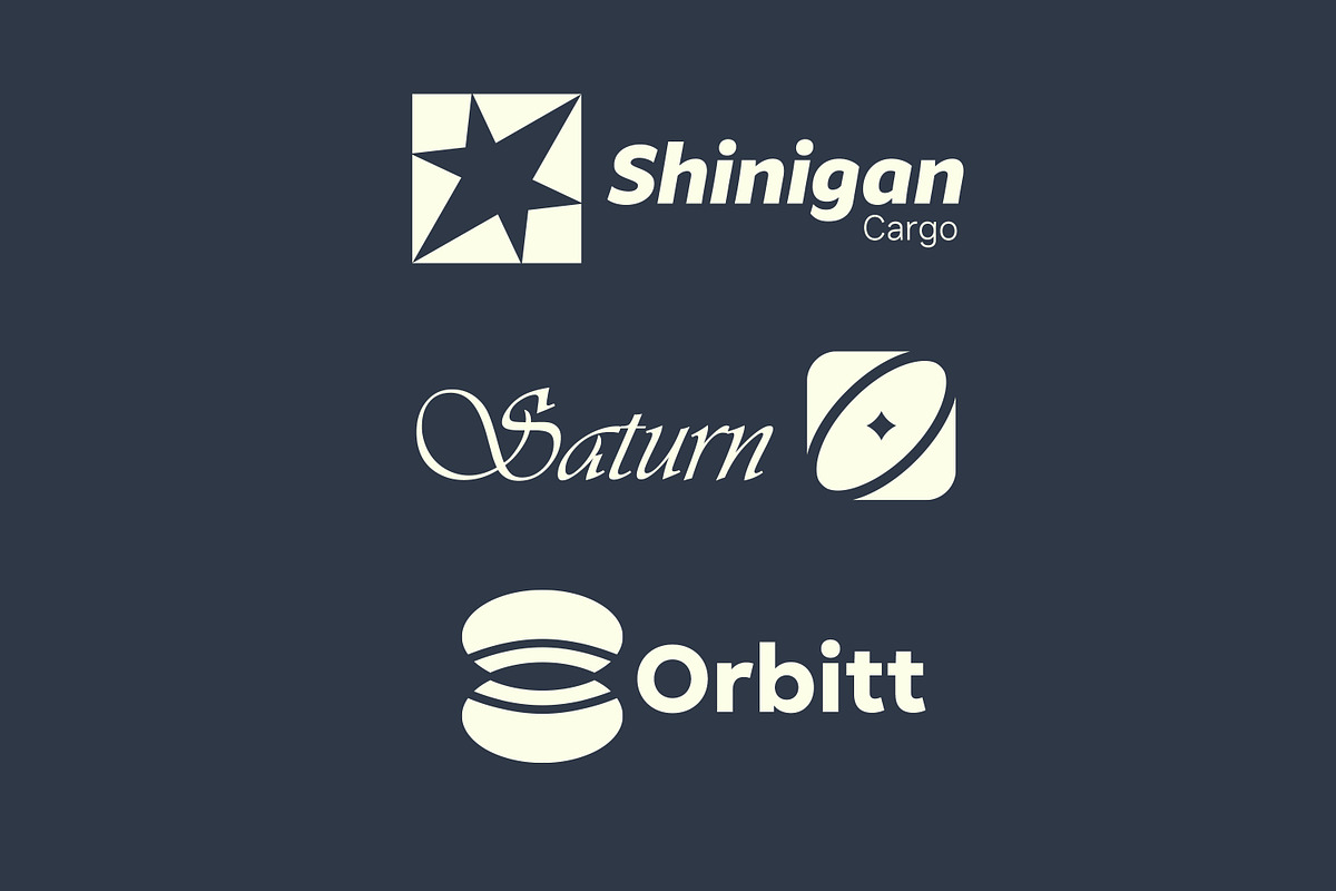Geometric Logo Template Vol 5, a Solid Icon by Tekuni (Photo 7 of 10)