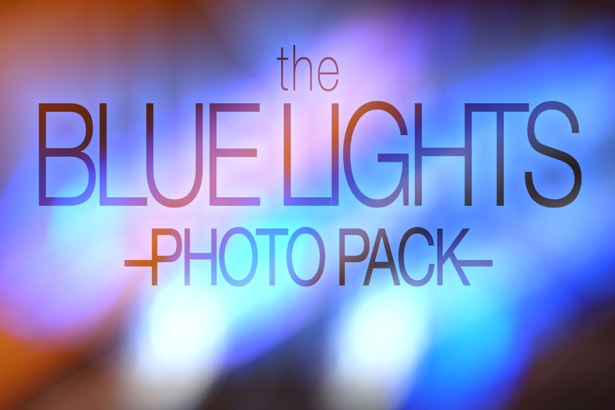 Blue Lights Photo Pack, a Templates & Theme by Graphic Wray (Photo 5 of 5)