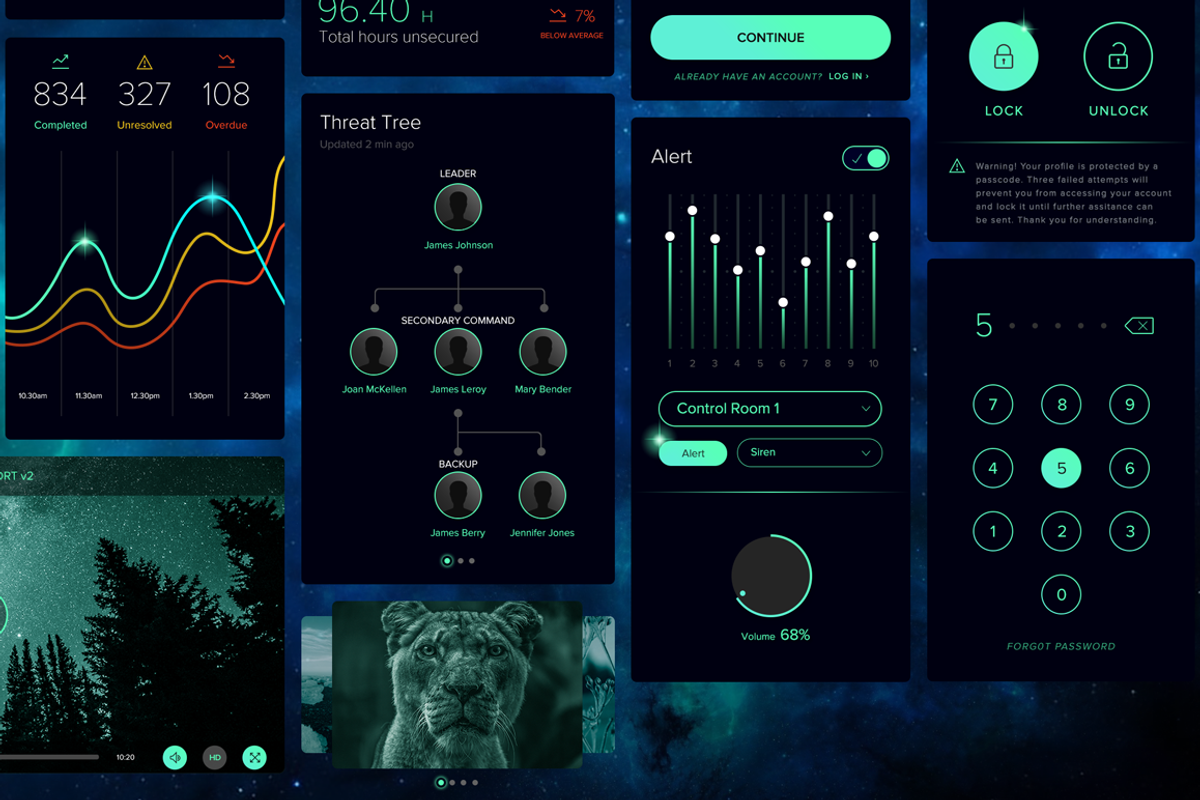 Sci-Fi Interface Kit, a Templates & Theme by Cosmic Motive (Photo 2 of 5)