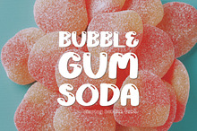 Bubble Display Font - Bubblegum Soda