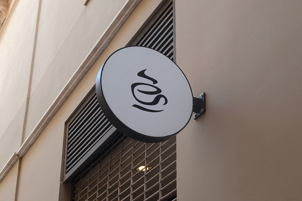 Logo Mockup Circular Sign, a Product Mockup by Asylab (Photo 4 of 7)