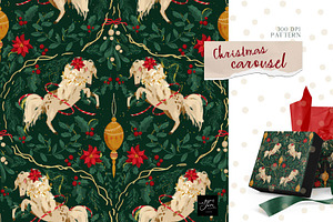 Luxury Christmas Pattern, a Pattern Graphic by PaperJamLab