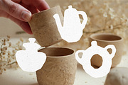 Modern Pottery Silhouettes, an Object Illustration by Tekuni (Thumbnail 5 of 11)