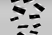 Silver metal finish business card, a Business Card Template by Creative Designs (Thumbnail 2 of 2)