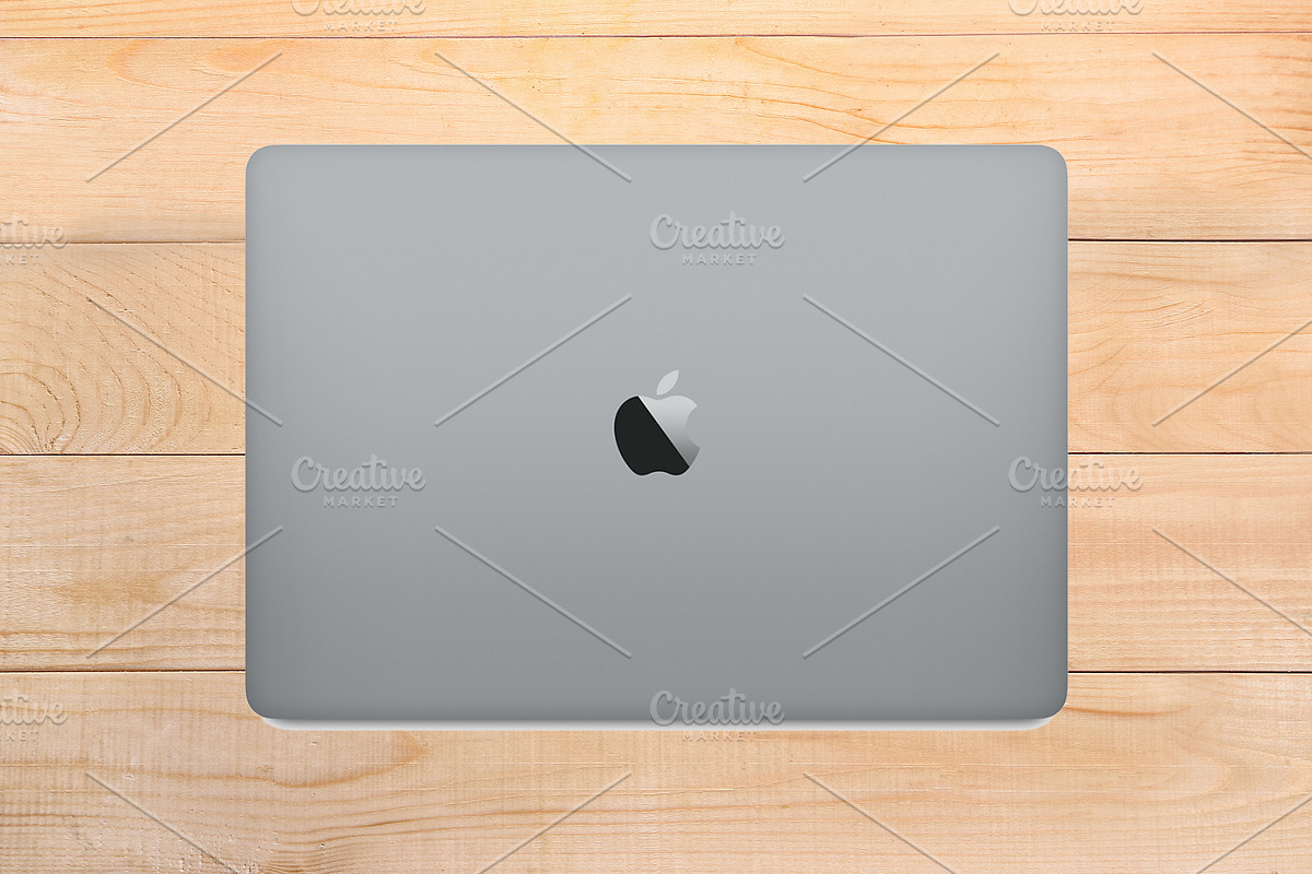 Laptop mockup bundle for Stickers, a Technology Photo by VetalStock (Photo 6 of 6)