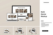 Multi Device Mockup, a Device Mockup by ZifaraDesign (Thumbnail 1 of 9)