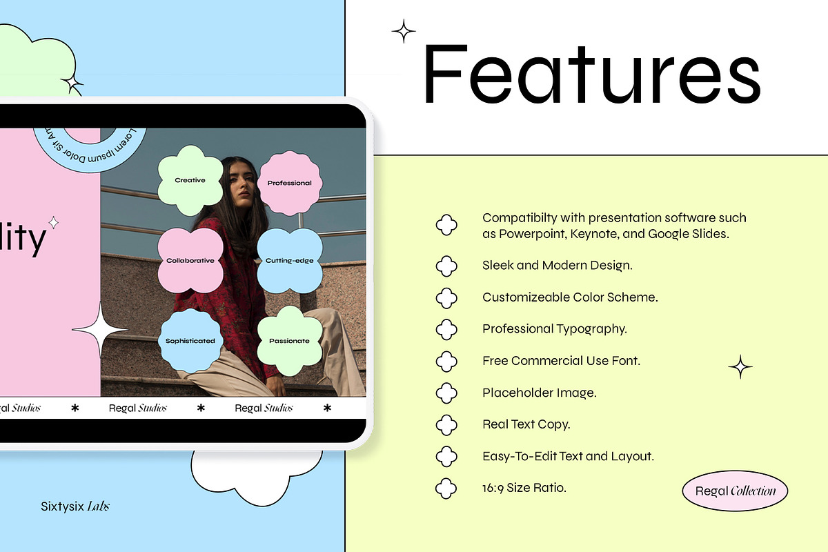 Regal - Brand Guideline, a Presentation Template by Sixtysix Labs (Photo 2 of 8)