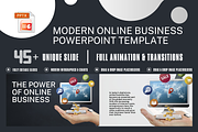Online Business PowerPoint Template, a Presentation Template by Rumoh Grafika (Thumbnail 1 of 7)
