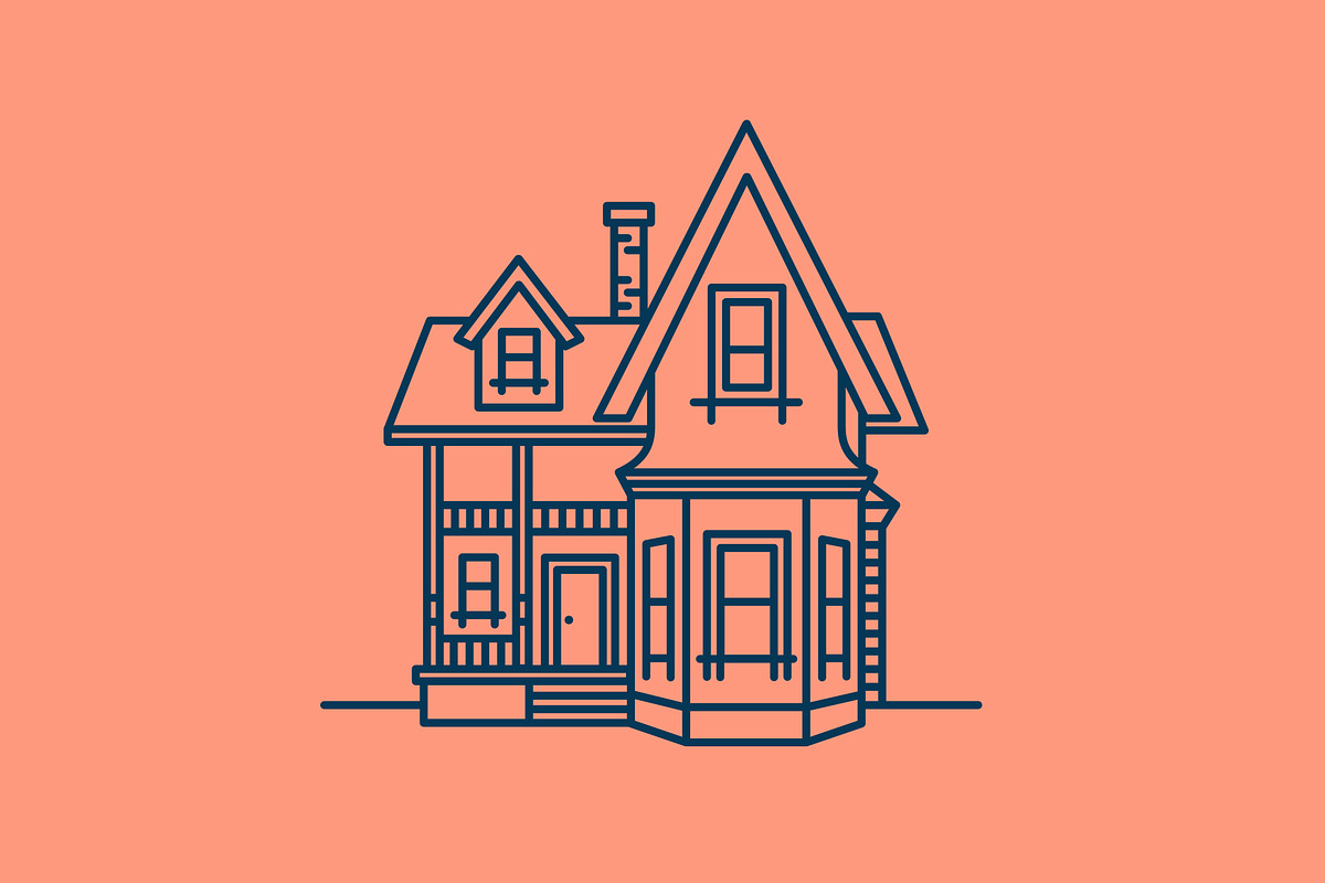 House Icon Pack, an Outline Icon by Steve Wolf Designs (Photo 6 of 6)