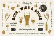 Beer, Wine & Liquor Icons, an Icon by BirDIY Design (Thumbnail 1 of 10)