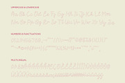 CS Belrise Dashed, a Script Font by Craft Supply Co. (Thumbnail 8 of 8)