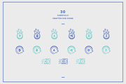 Crypto icons, an Outline Icon by Somewan draws (Thumbnail 5 of 5)