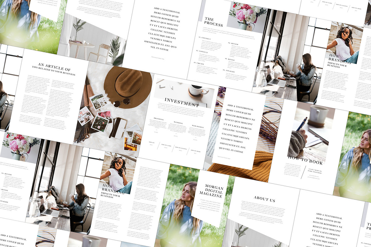 Morgan Creative Template Bundle, a Templates & Theme by Christie Evenson (Photo 7 of 11)