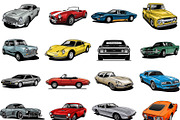 Classic Car Vector Pack vol 4, a Transportation Illustration by The BolzStudio (Thumbnail 6 of 8)