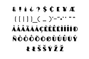 Cafe Deco, a Sans Serif Font by Loudoun Design Co. (Thumbnail 3 of 6)