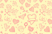 Love patterns set, a Pattern Graphic by Hala (Thumbnail 4 of 4)