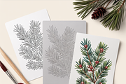 25 Christmas Card DIY Design Kit, a Seasonal Illustration by Daffodil Dream Studio (Thumbnail 2 of 9)