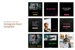 Podcast Instagram template
