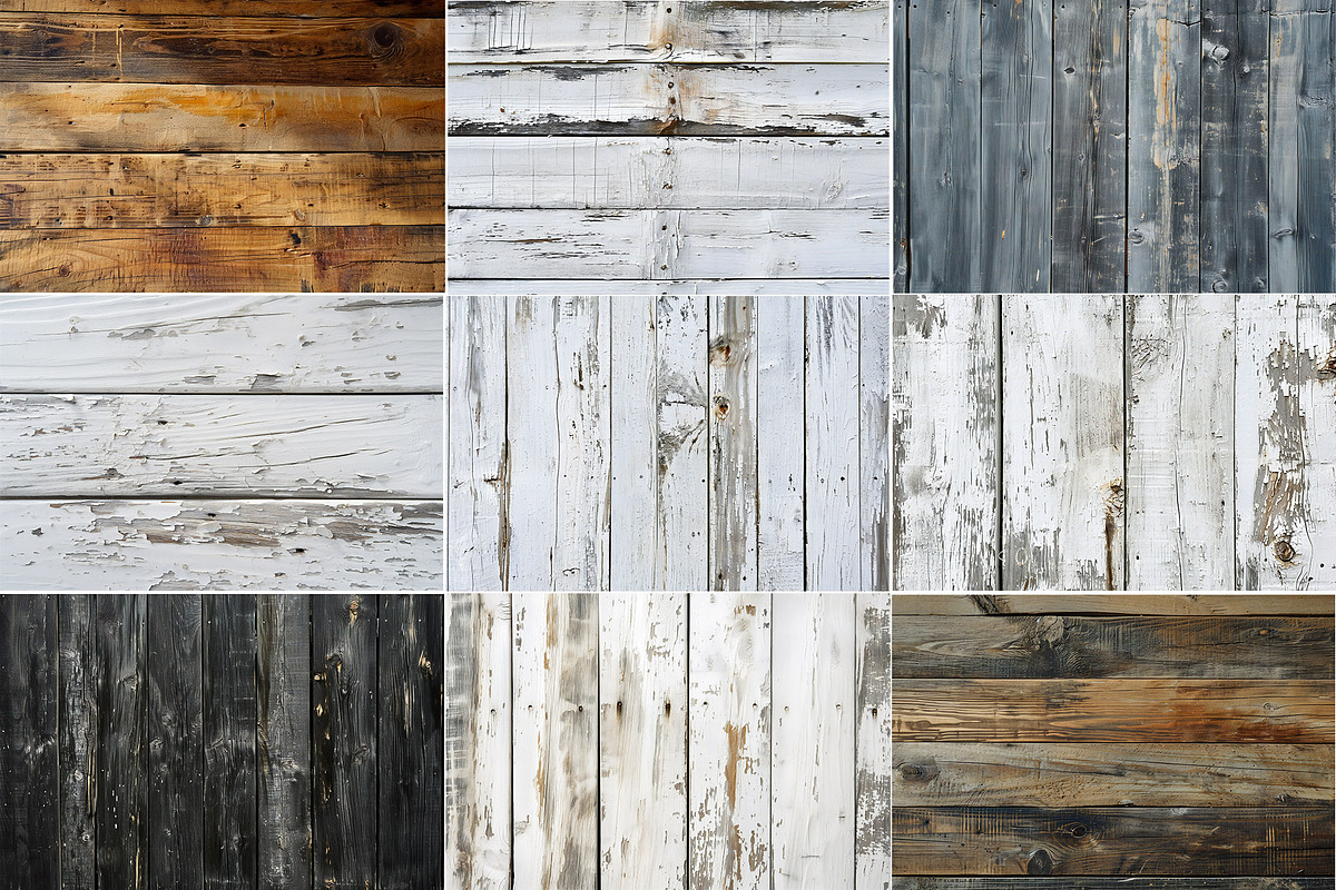 Rustic Wood Texture Digital Paper, a Texture Graphic by VetalStock (Photo 1 of 10)