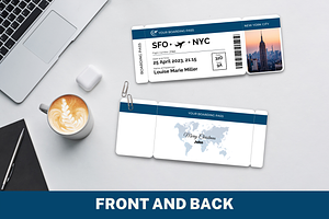 Boarding Pass Template PDF & Canva