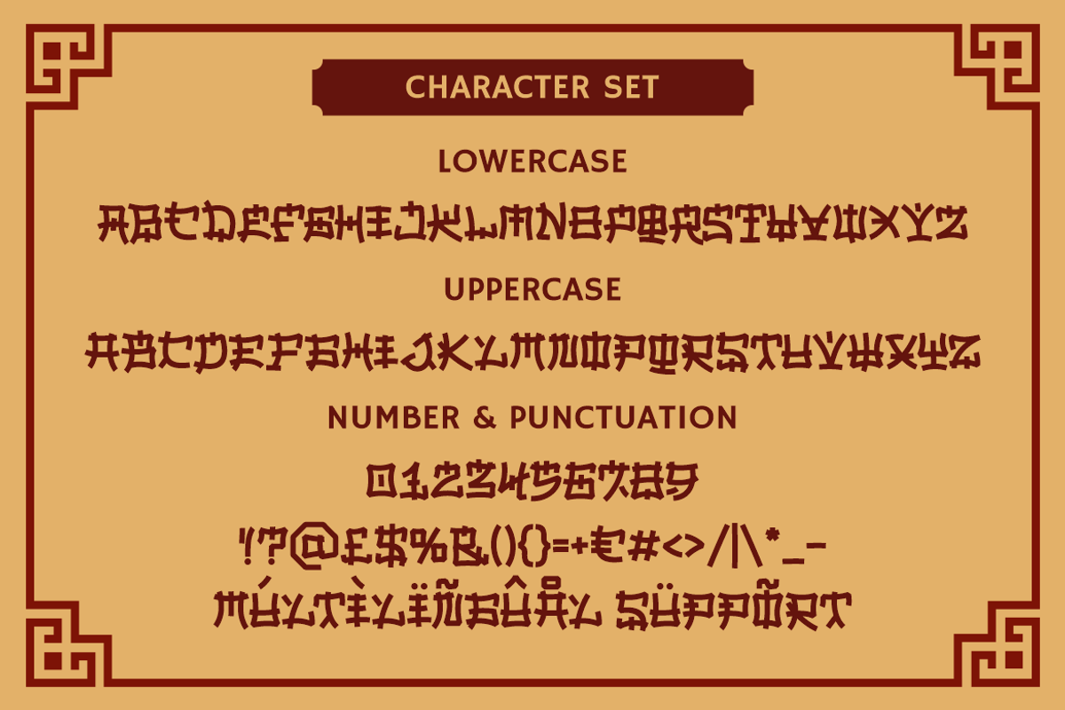 Golden Dynasty Chinese Style Font, a Font by PutraCetol Studio (Photo 5 of 5)