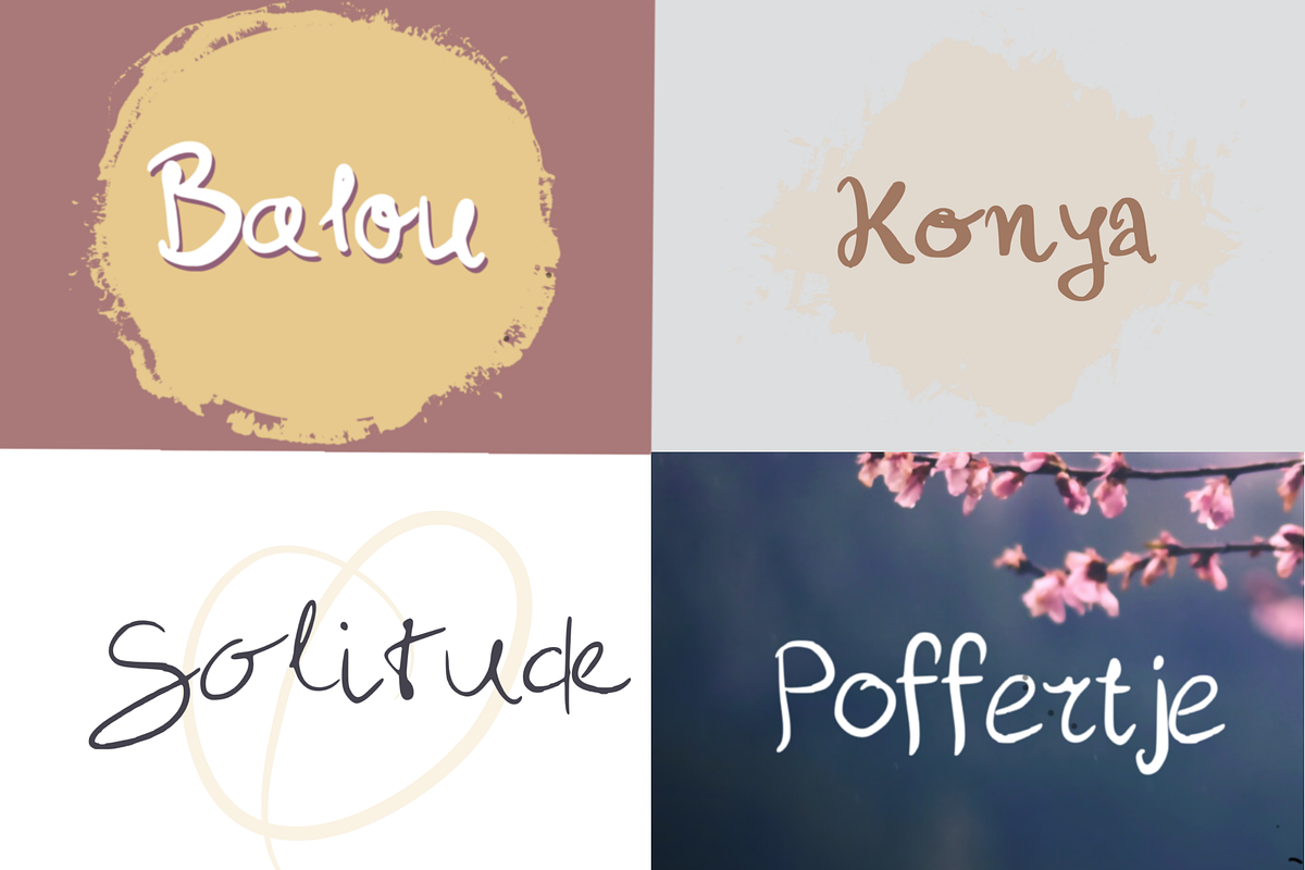 15 Handwritten Fonts Bundle SALE preview 2