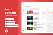 Evolvea - Event Booking Dashboard, an UI Kit Template by twinstd (Thumbnail 1 of 5)