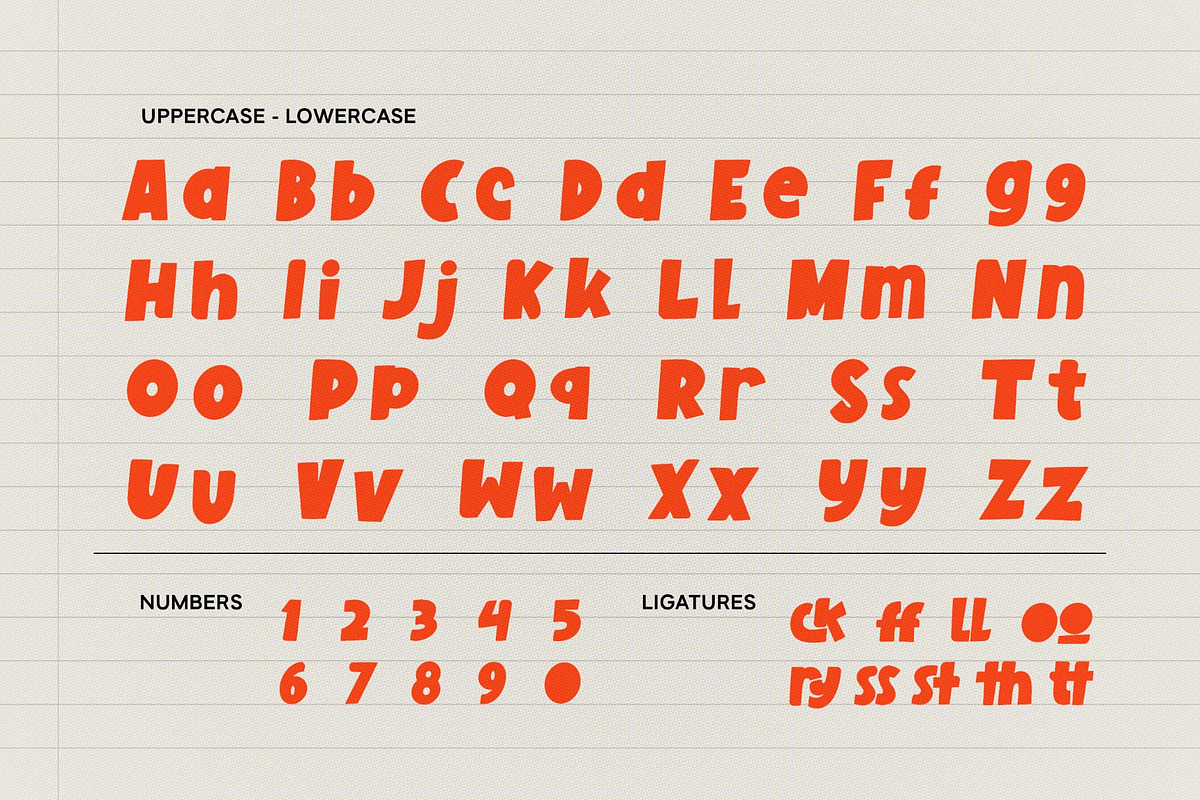 Organixy, a Sans Serif Font by graphicook (Photo 3 of 10)
