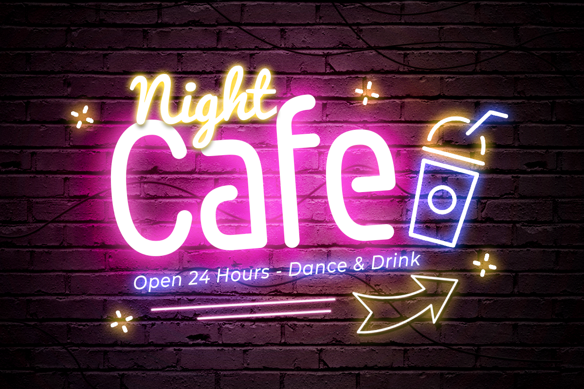 Beacon - Neon Light Party Font preview 3