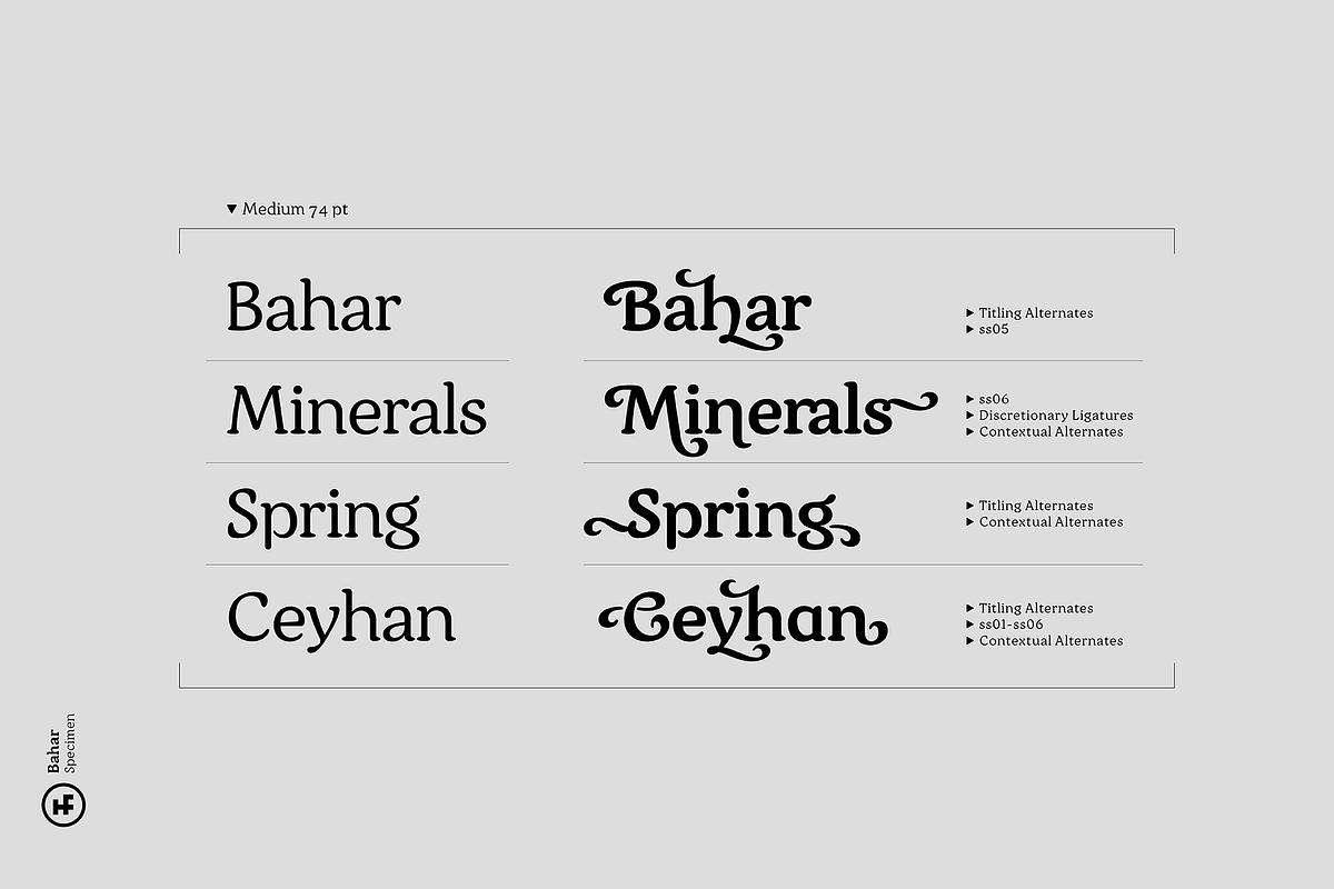 Bahar Serif, a Serif Font by Hurufatfont (Photo 9 of 16)