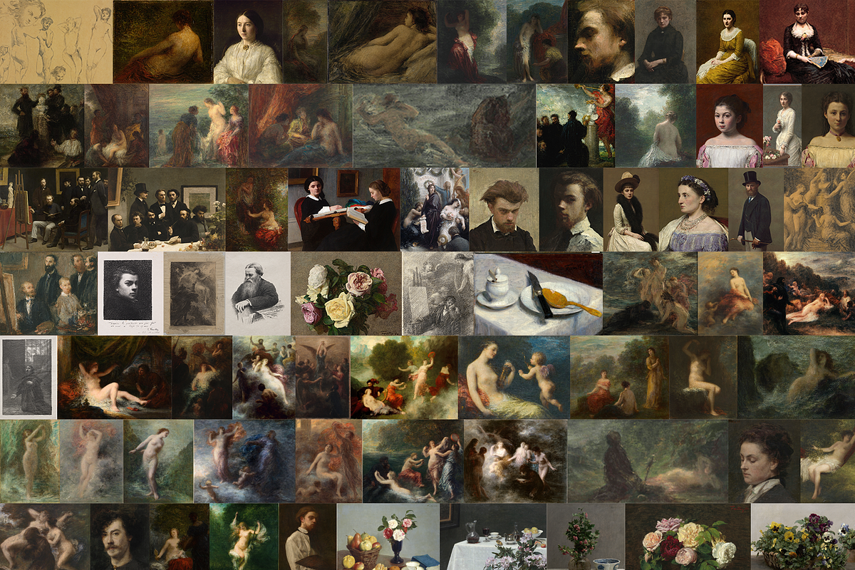 200+ Henri Fantin-Latour Paintings, a Person Illustration by Digital Museum (Photo 9 of 10)