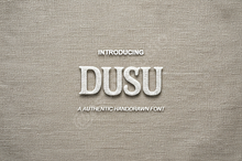 Dusu Typeface - Luxury Modern Serif