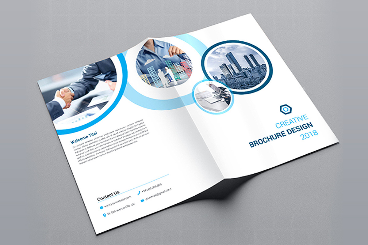 Company Bi-Fold Brochure, a Brochure Template by artico (Photo 3 of 4)