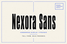 Nexora Sans – Bold Display Font