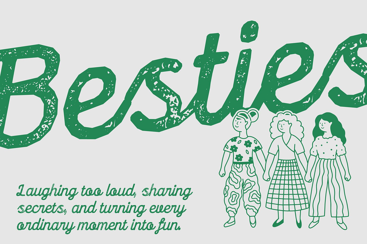 CS Casey Stamp, a Script Font by Craft Supply Co. (Photo 5 of 8)