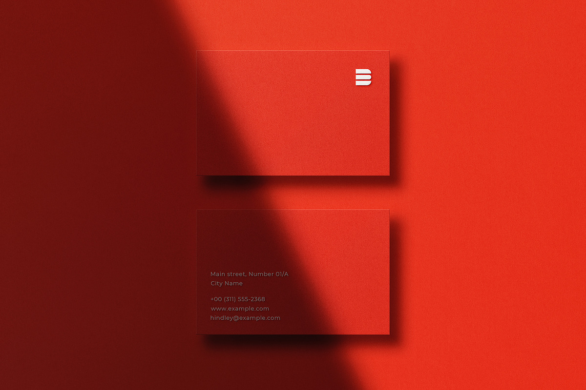 Business Card Mockup Template Logo, a Business Card Template by PrintPixel (Photo 4 of 8)