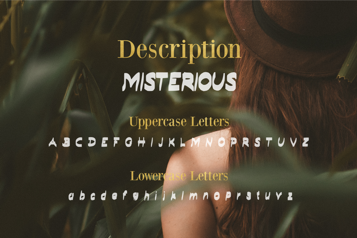 Misterious Font - 50% Off preview 5