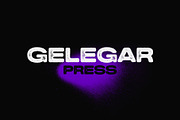 Gelegar Press, a Sans Serif Font by Locomotype (Thumbnail 1 of 6)
