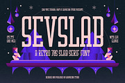 Sevslab, a Slab Serif Font by graphicook (Thumbnail 1 of 10)