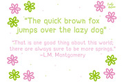 Floral Font, a Symbol Font by LivelyAutumn11.11 (Thumbnail 4 of 4)