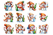 Funny Snowman Sublimation, an Illustration by Design Market (Thumbnail 3 of 4)
