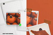 5 Instant Photos With Tape Mockup, a Product Mockup by Custom Scene (Thumbnail 6 of 8)