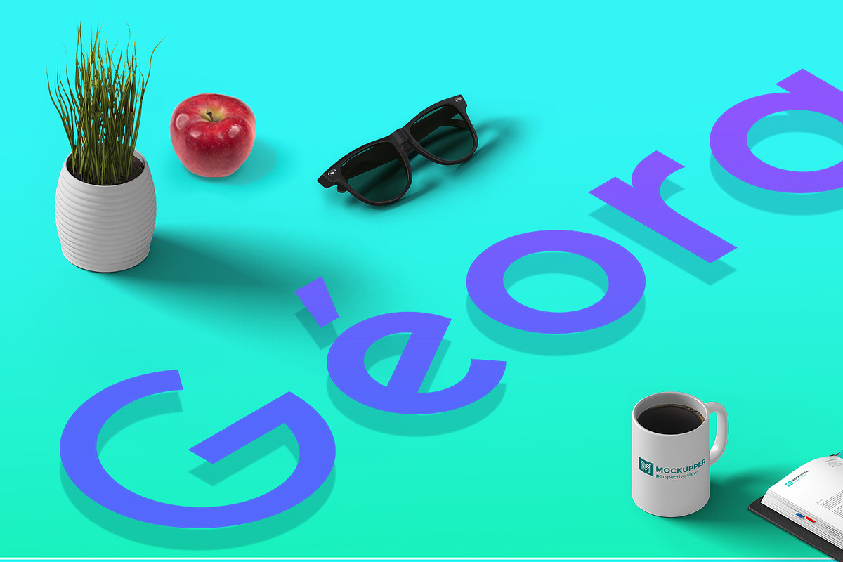 George Sans Geometric Typeface, a Sans Serif Font by Kaligra.co (Photo 12 of 18)